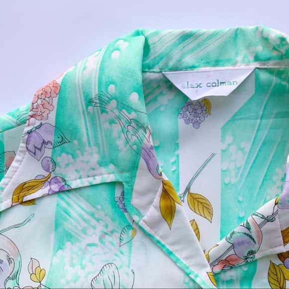 🐤🌸VTG Alex Colman Blouse - Picture 8 of 8